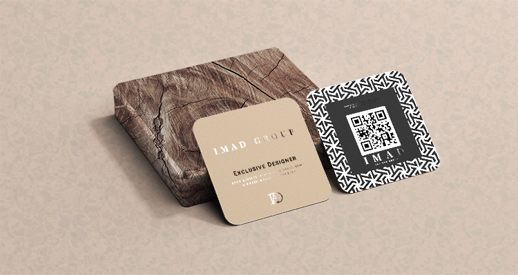کارت ویزیت با qr code